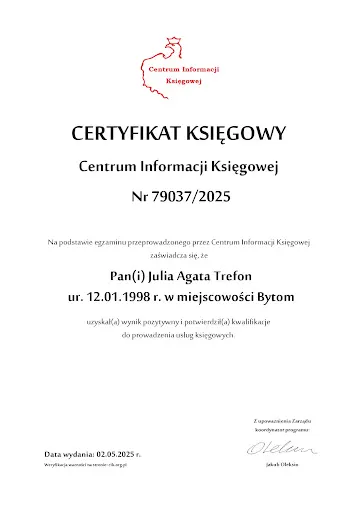 Biuro Rachunkowe Julia Trefon